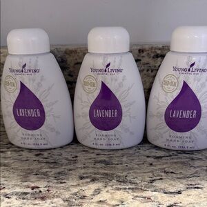 Young Living Lavender Foaming Hand Soap Trio